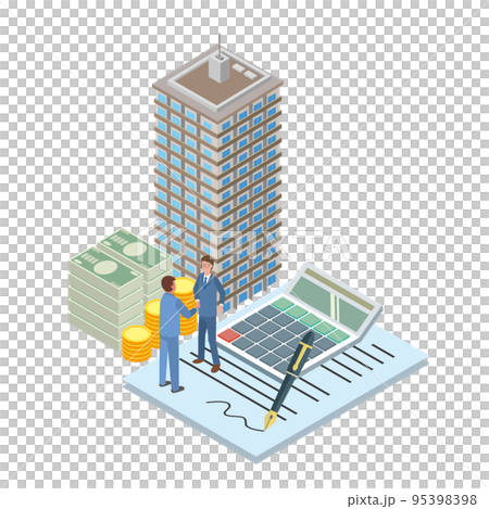マンション購入のイメージイラスト 95398398