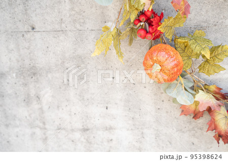 秋の葉っぱのボタニカルフレーム 秋の葉っぱのボタニカルフレーム 95398624