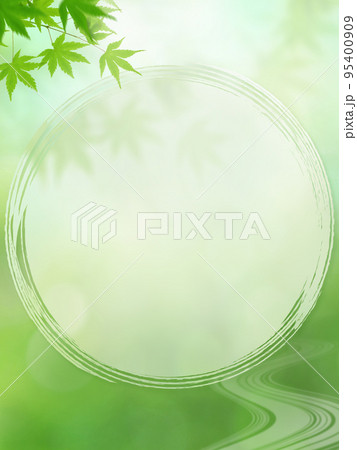 爽やかな紅葉の背景素材 95400909