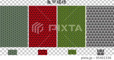 Turtle shell pattern Turtle shell pattern 95401336