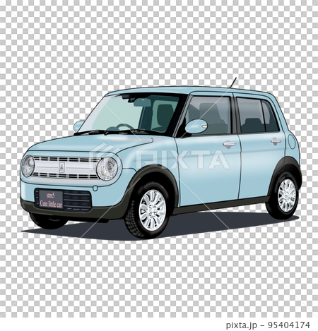 可愛的汽車小型汽車汽車插圖背景 可愛的汽車小型汽車汽車插圖背景 95404174