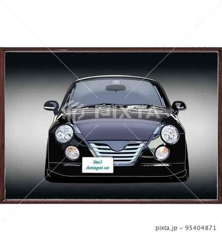 スポーツカー　クルマ　自動車　イラスト　背景 95404871