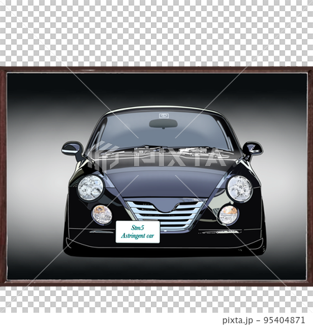 スポーツカー　クルマ　自動車　イラスト　背景 95404871