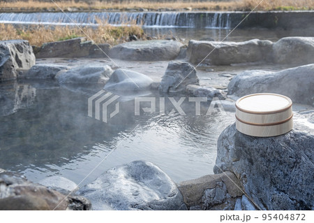 三朝温泉 露天風呂 95404872