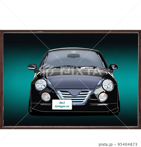 スポーツカー　クルマ　自動車　イラスト　背景 95404873