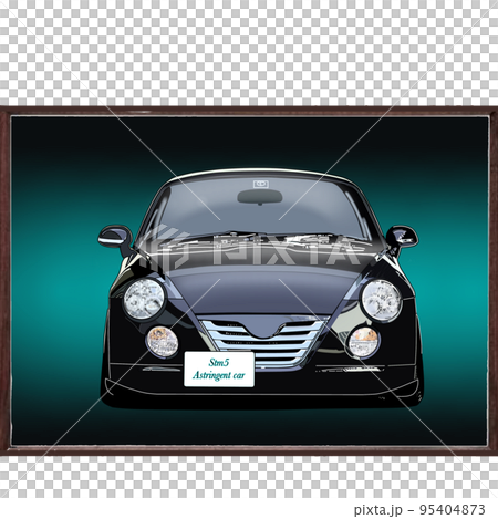 スポーツカー　クルマ　自動車　イラスト　背景 95404873