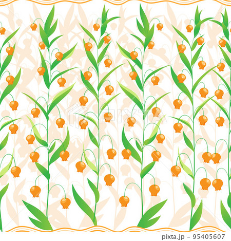 small orange flowers 95405607