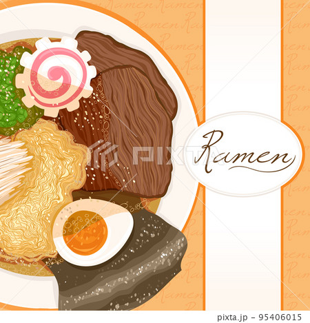 background with ramen 95406015