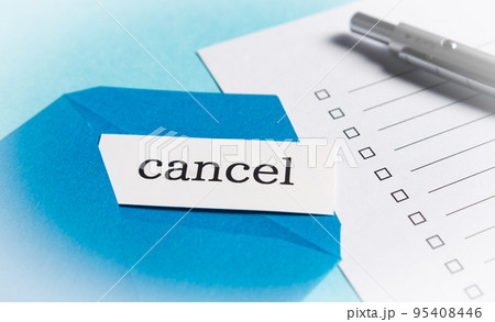 キャンセル cancel 取り消し 使用中止 キャンセル cancel 取り消し 使用中止 95408446