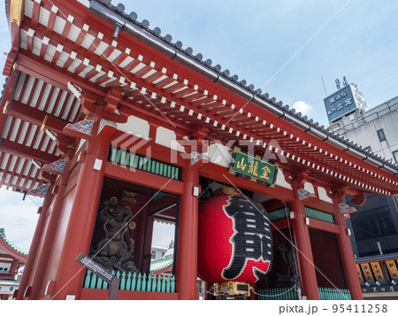 【浅草】浅草寺の雷門 【浅草】浅草寺の雷門 95411258