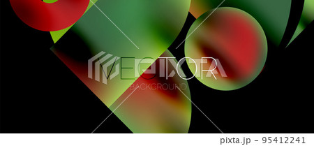 Circle composition abstract wallpaper background 95412241