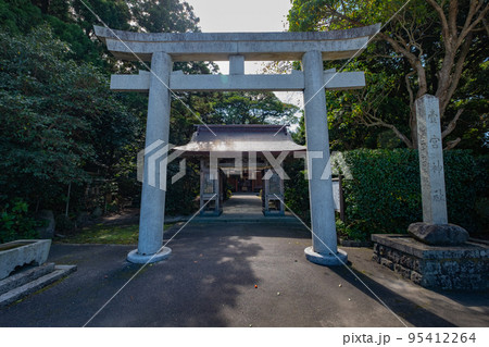 壹宮神社　鳥居　鳥取県西伯郡大山町 95412264