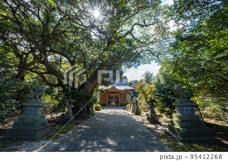 壹宮神社　拝殿　鳥取県西伯郡大山町 95412268