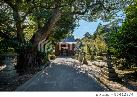 壹宮神社　拝殿　鳥取県西伯郡大山町 95412274