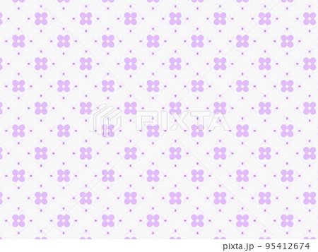 パープルのレトロな小花柄パターン 背景 壁紙 パープルのレトロな小花柄パターン 背景 壁紙 95412674