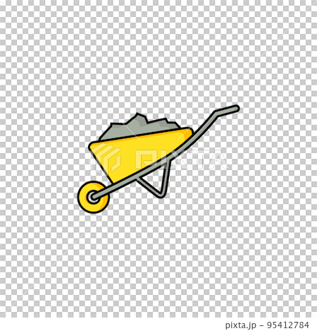 Wheelbarrow icon vector illustration full color Wheelbarrow icon vector illustration full color 95412784