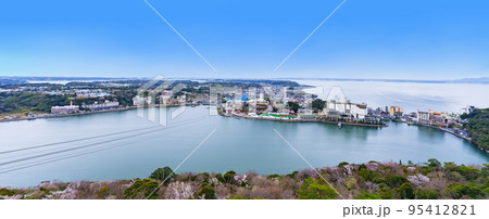舘山寺温泉　浜名湖　大草山 からの 眺望　【 静岡県 の 風景 】 95412821
