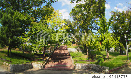 日本一低い山天保山の天保山公園 日本一低い山天保山の天保山公園 95413733