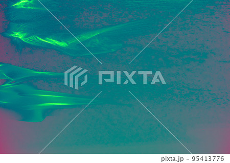 Abstract photophone painted with a red laser as a result of light refraction. Place for text. Abstract photophone painted with a red laser as a result of light refraction. Place for text. 95413776
