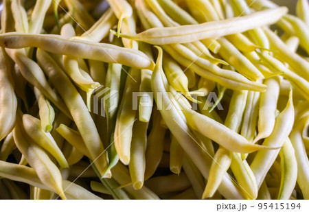 Fresh raw green beans 95415194