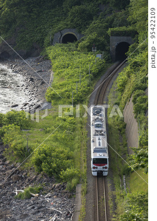 【鉄道写真】キヤE193系East i-D　JR室蘭本線検測　JR東日本所属 95422109