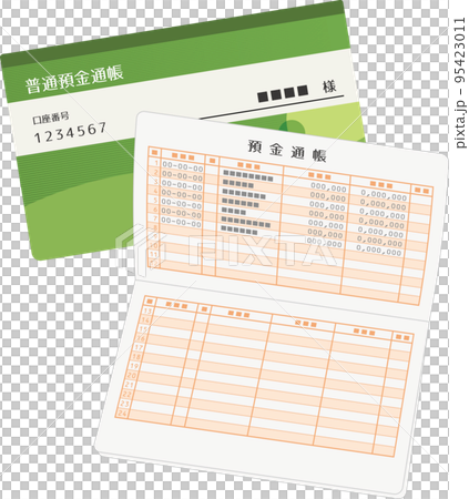 Image illustration of a bankbook 95423011