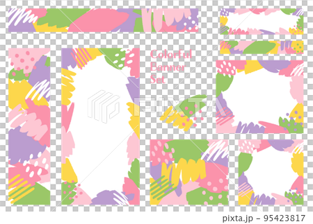 Frame material_abstract_spring color Frame material_abstract_spring color 95423817