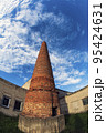 tall chimney old red bricks 95424631