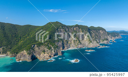 【ドローン空撮】千羽海崖 95425997