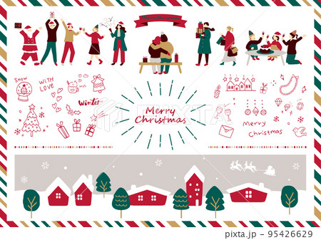 クリスマスを楽しむ人達 クリスマスを楽しむ人達 95426629