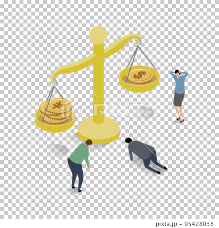 等距_對日元貶值和代表日元貶值的餘額感到悲傷的人 等距_對日元貶值和代表日元貶值的餘額感到悲傷的人 95428038