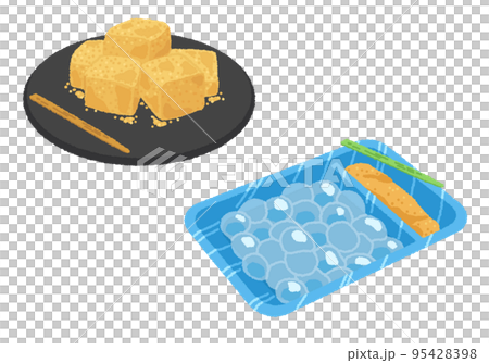 Warabimochi illustration 95428398