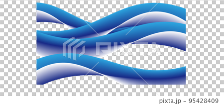 Background material Smooth and modern curve design vector like blue sea waves Background material Smooth and modern curve design vector like blue sea waves 95428409