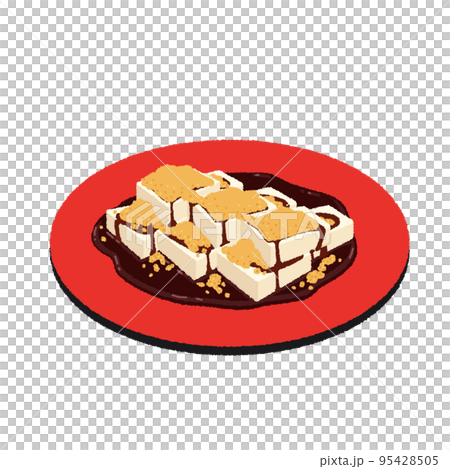 くず餅のイラスト くず餅のイラスト 95428505