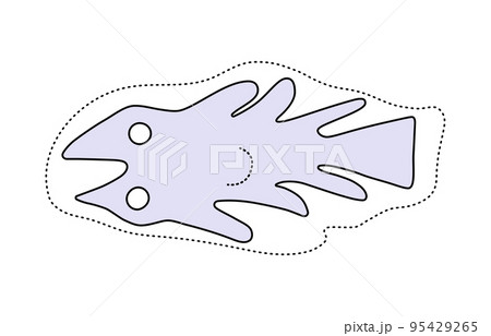Geoglyph of the fish from Nazca 95429265