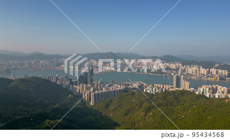 the Quarry Pass, Quarry bay, Hong Kong 1 April 2022 95434568