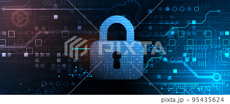 Personal data security Illustrates cyber data or information privacy idea. Color abstract internet technology. Personal data security Illustrates cyber data or information privacy idea. Color abstract internet technology. 95435624