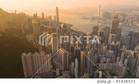 14 Oct 2022 the city skyline of the chai wan, hong kong 95436571
