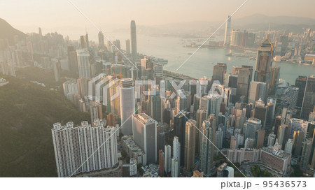 14 Oct 2022 the city skyline of the chai wan, hong kong 95436573