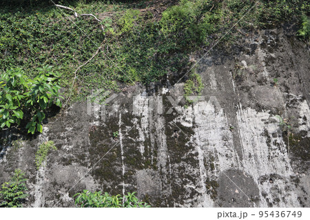 an Retaining Wall, outdoor at hong kong an Retaining Wall, outdoor at hong kong 95436749