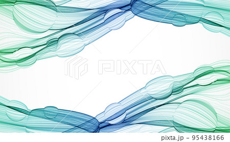 Abstract background. Vector. Illustration of a color wave. 95438166