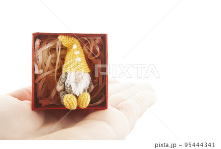 image of wool toy box white background  95444341