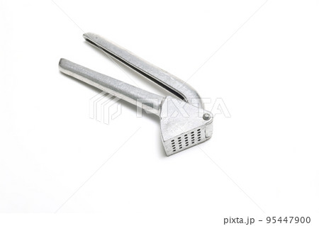 白バックのにんにく潰し器 白バックのにんにく潰し器 95447900