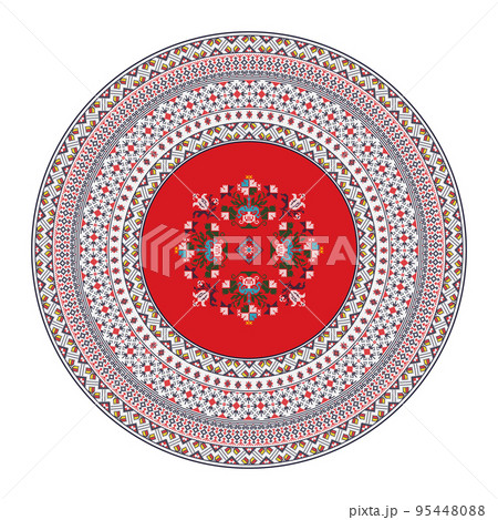 Ukrainian embroidery design element 17 Ukrainian embroidery design element 17 95448088