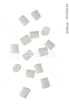 Heap of marshmallows 95449224