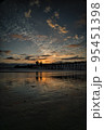 Toward sunset evening at Oceanside beach in California Toward sunset evening at Oceanside beach in California 95451398