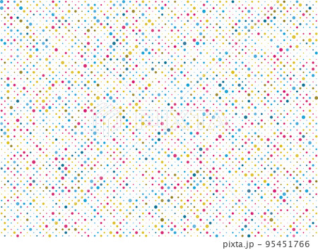 背景素材 ドット 水玉 カラフル・マルチカラー 背景素材 ドット 水玉 カラフル・マルチカラー 95451766