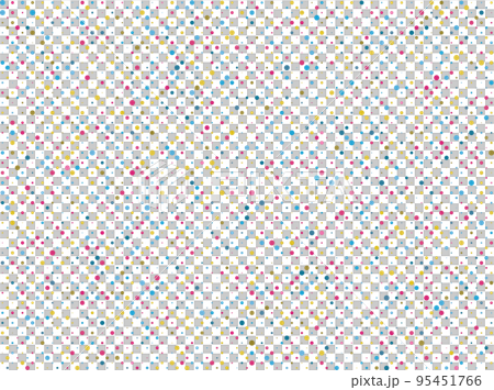 背景素材 ドット 水玉 カラフル・マルチカラー 背景素材 ドット 水玉 カラフル・マルチカラー 95451766