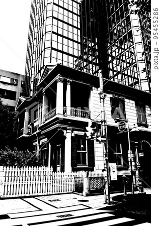 旧居留地15番館　白黒写真 95455286