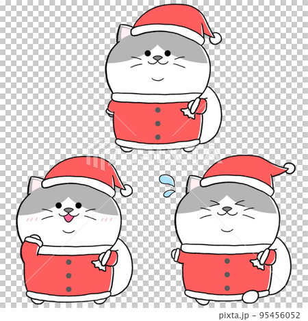 Yurukawa Hachiware Santa 3-piece set ① 95456052
